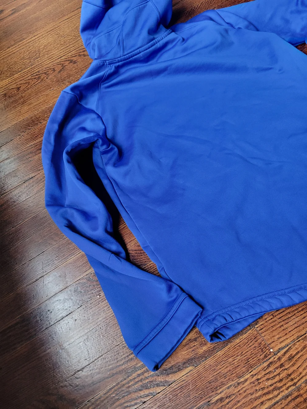 Nike Basketball Boys Blue White Hoodie Sweatshirt XL Activewear Dri Fit